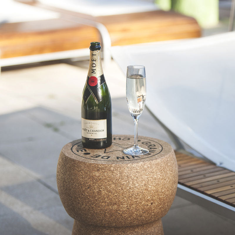 XL Giant Champagne Cork - Side Table - Grand Vin De Champagne
