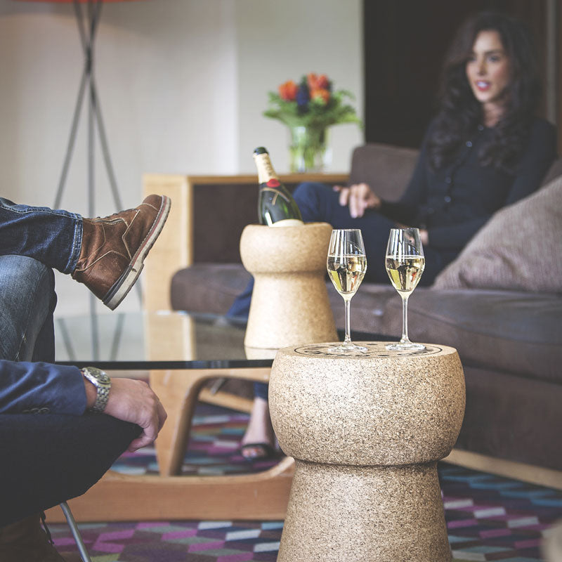 XL Giant Champagne Cork - Side Table - Grand Vin De Champagne