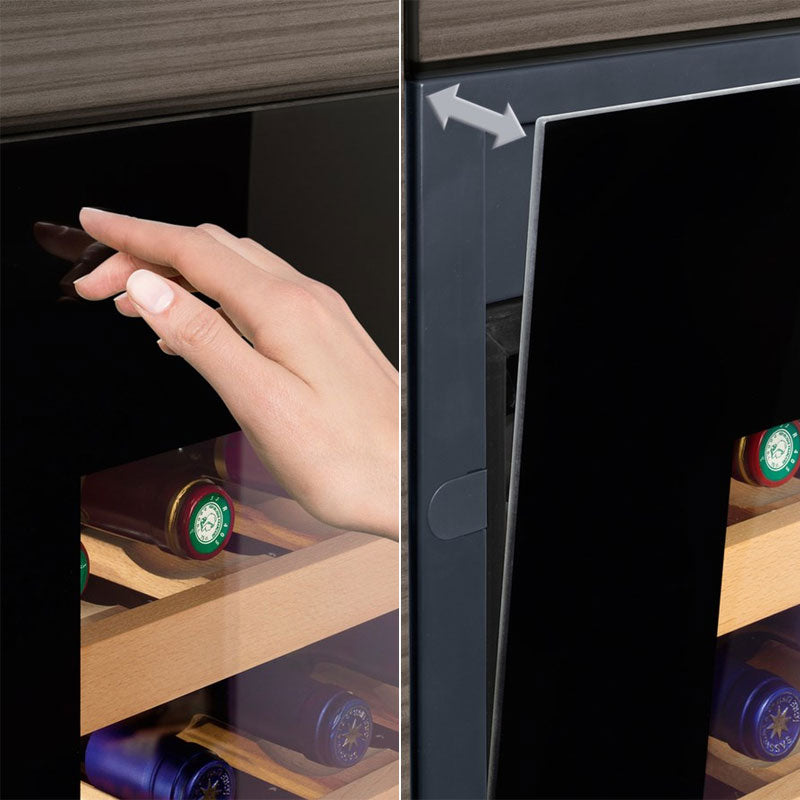 Liebherr GrandCru Built-In Single Temperature Wine Cabinet Black - WKEgb 582