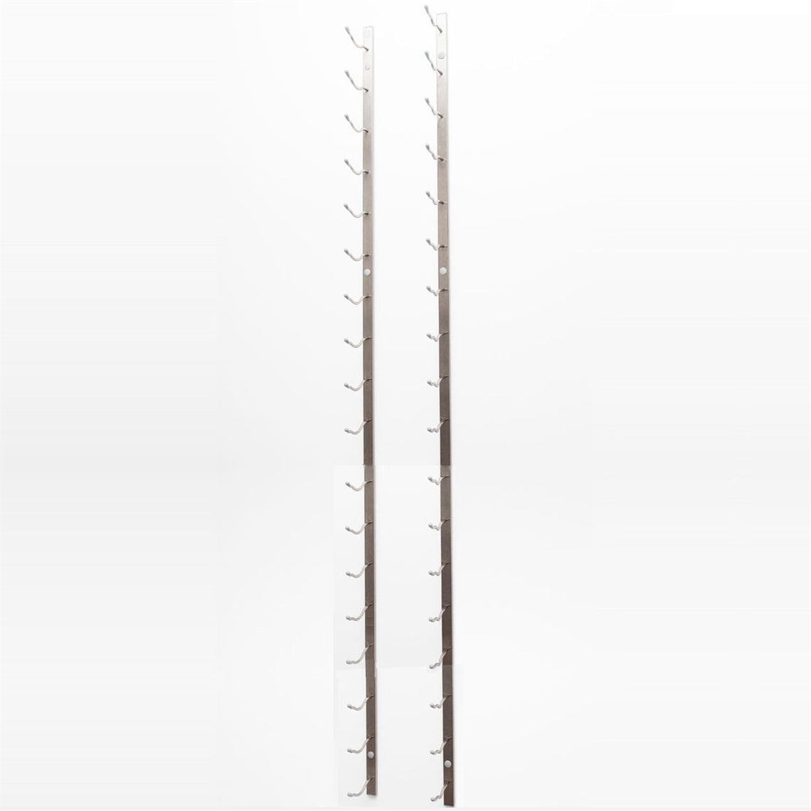 VintageView Wall Mounted W Series 6 - 18 Bottle Wine Rack 1 Deep - Platinum 6ft