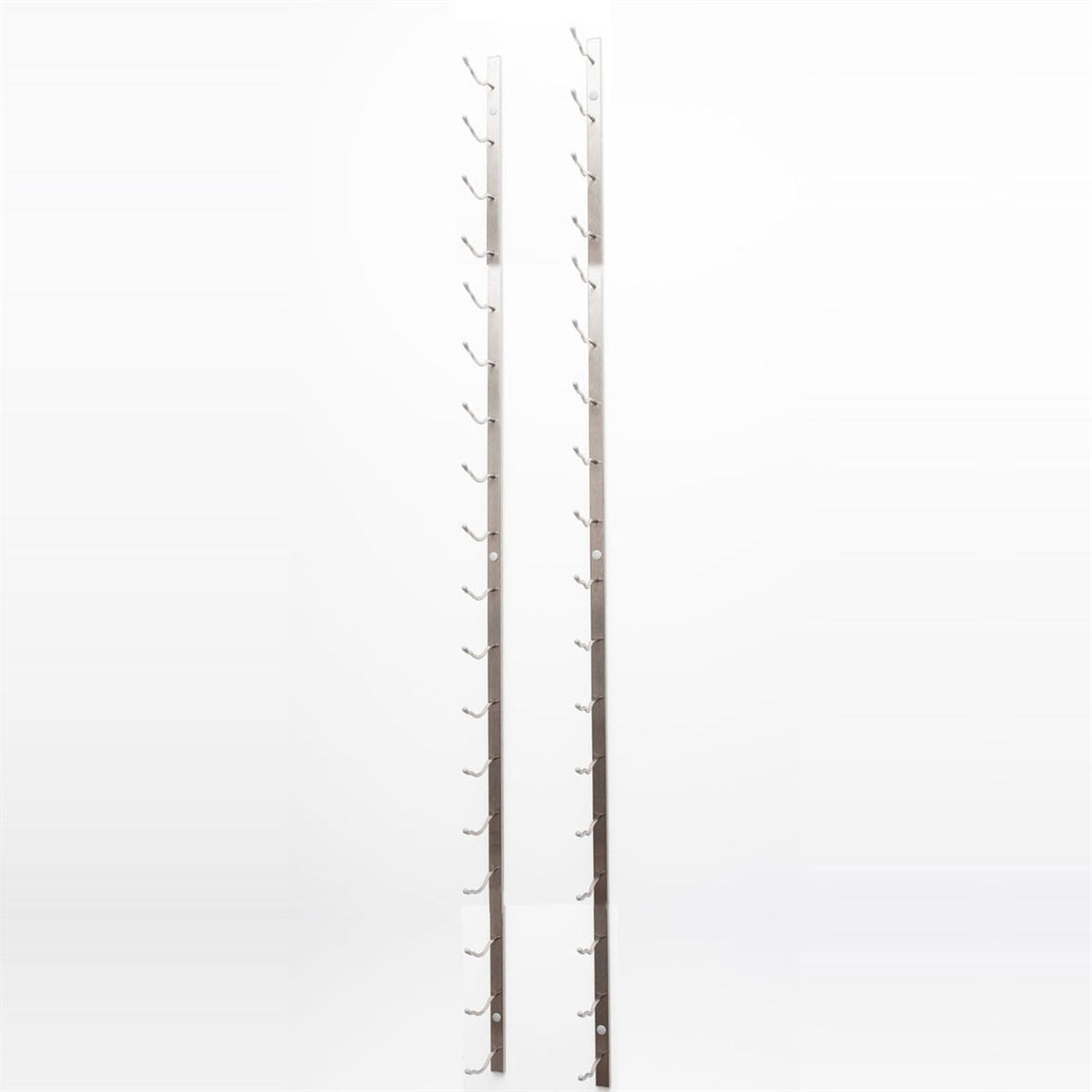 VintageView Wall Mounted W Series 6 - 36 Bottle Wine Rack 2 Deep - Platinum 6ft