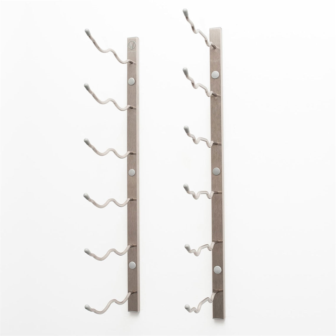 VintageView Wall Mounted W Series 2 - 12 Bottle Wine Rack 2 Deep - Platinum 2ft