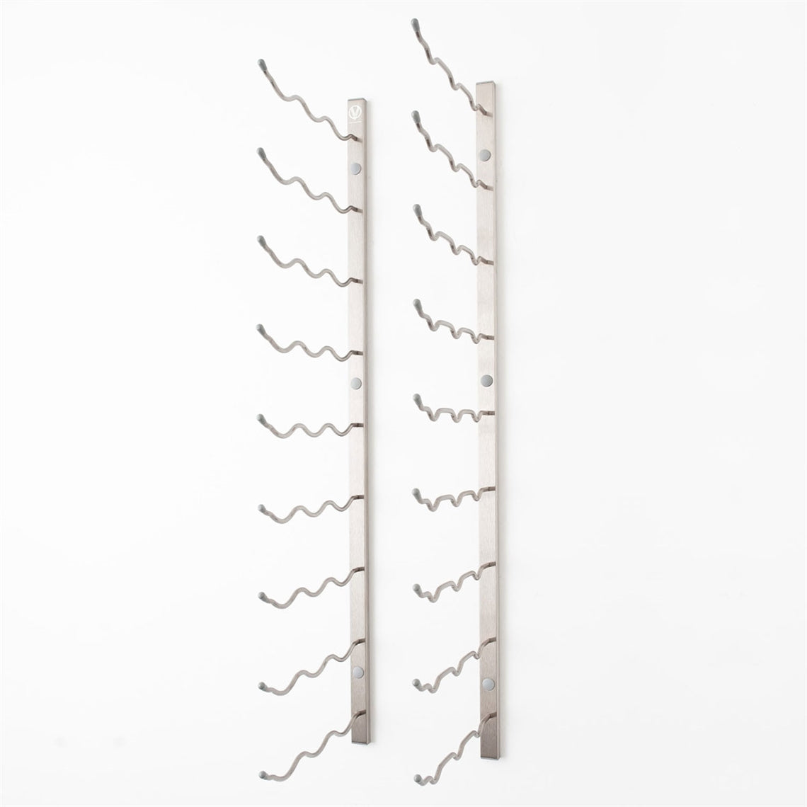 VintageView Wall Mounted W Series 3 - 27 Bottle Wine Rack 3 Deep - Platinum 3ft