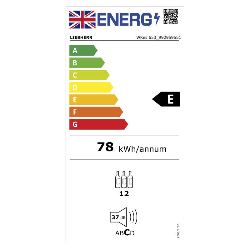 Liebherr GrandCru Single Temperature Freestanding Wine Cabinet - WKes 653