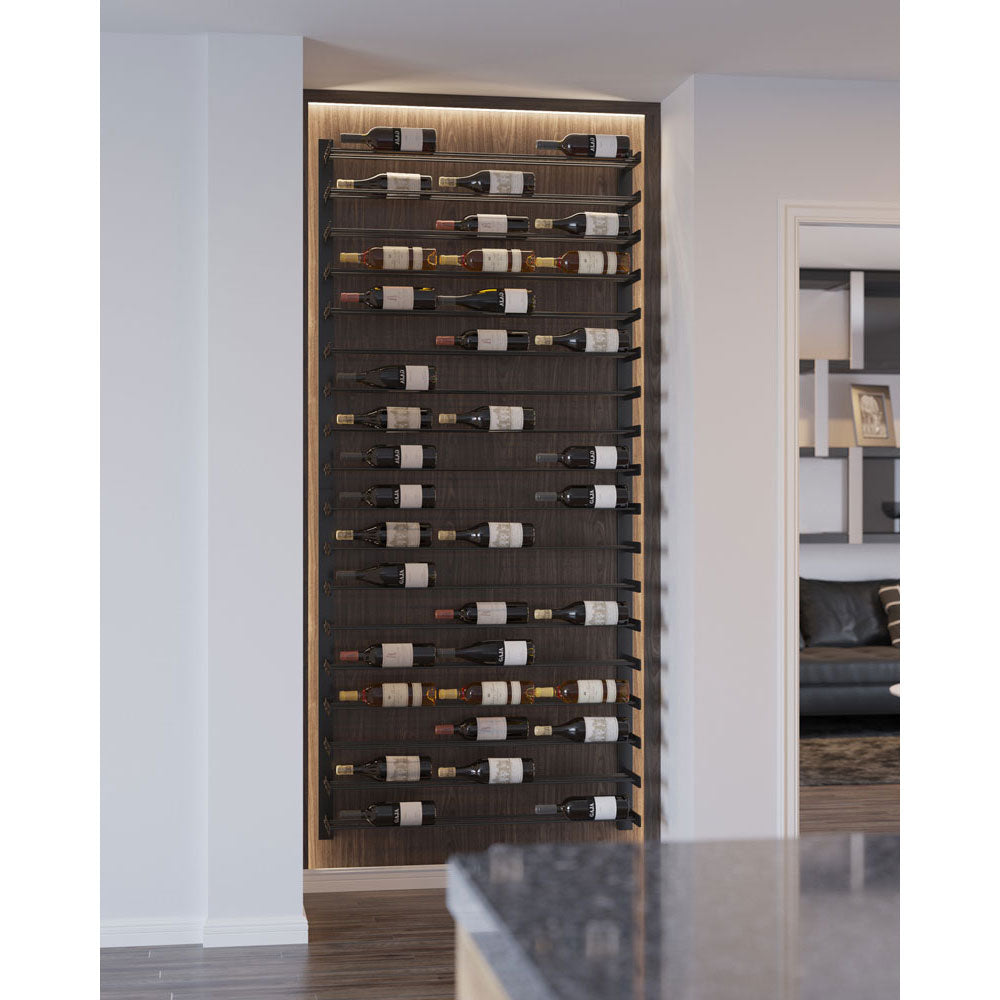 VintageView Evolution Wall Mounted Wine Wall 1905mm - 3 Column, 45 Bottle Wine Rack