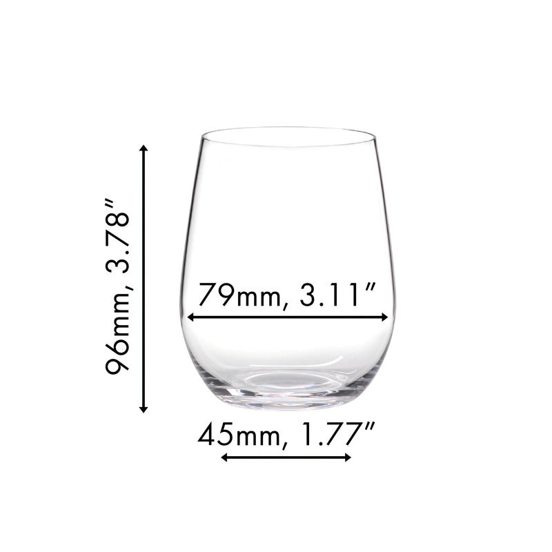 Riedel O Range Stemless Viognier Chardonnay Glass Set Of 4 7414 05