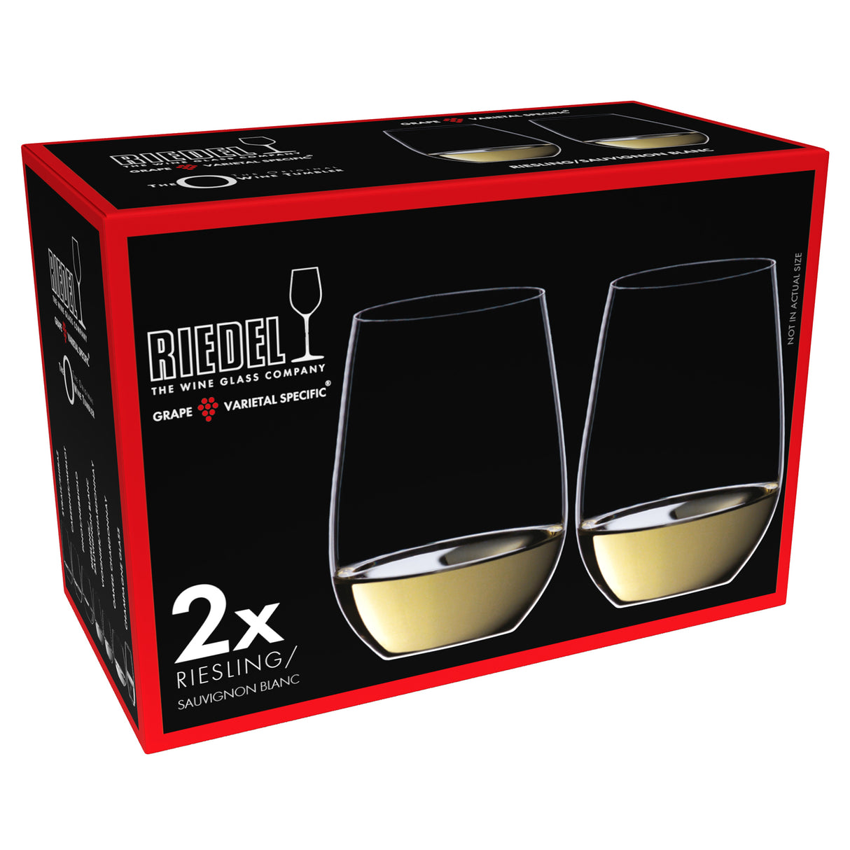 Riedel O Range Stemless Riesling / Sauvignon Blanc Glass - Set of 2 - 0414/15