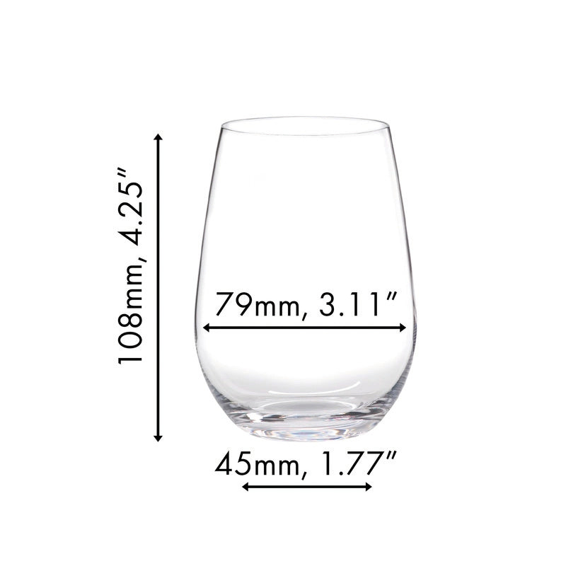 Riedel O Range Stemless Riesling / Sauvignon Blanc Glass - Set of 4 - 7414/15
