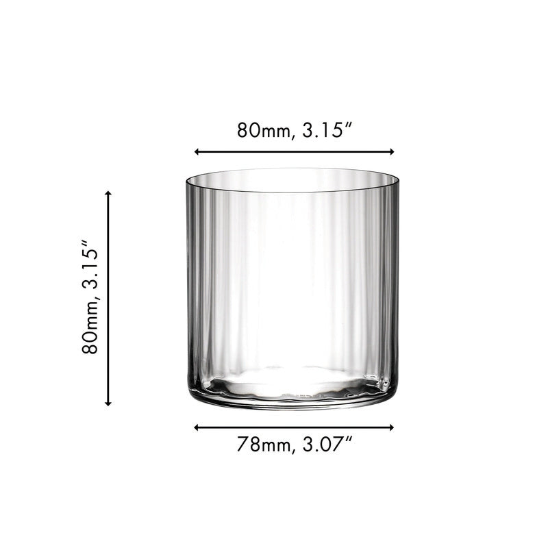 Riedel O Wine Tumbler - H2O Optic All Purpose Tumbler - Set of 2 - 0414/22