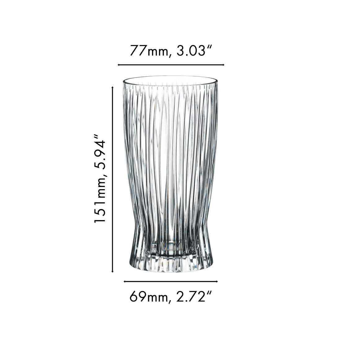 Riedel Fire Long Drink Mixer Highball Set Of 2 0515 04s1