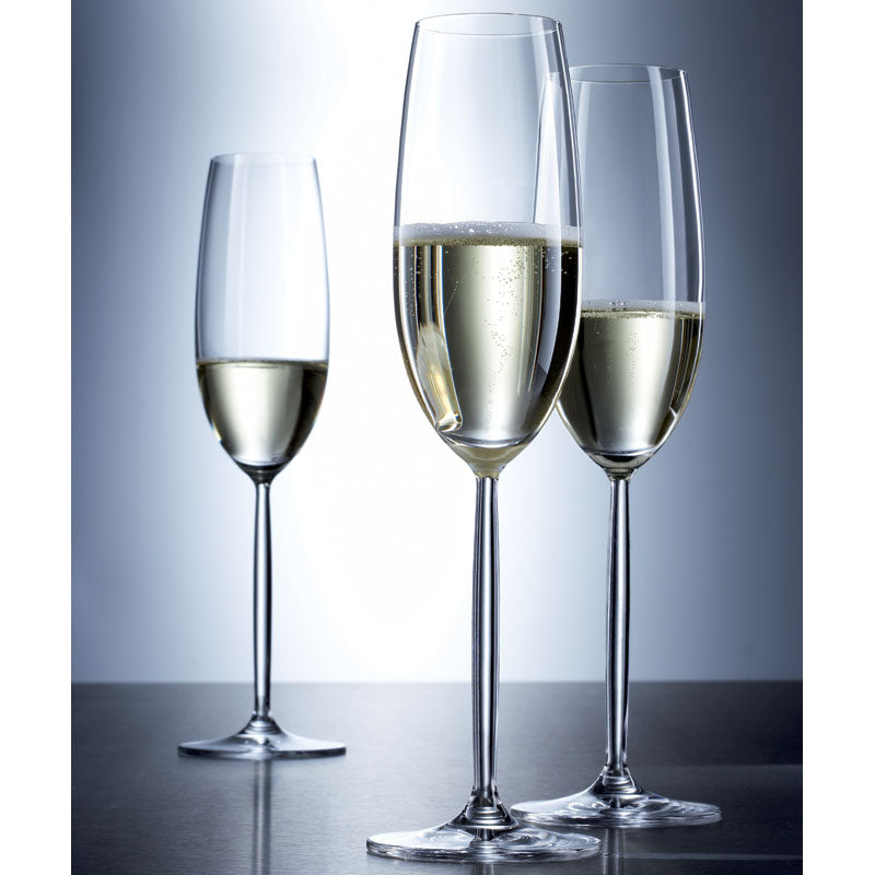 Schott Zwiesel Diva Champagne & Sparkling Wine Glasses / Flute - Set of 6
