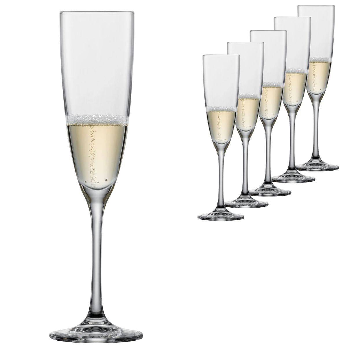 Schott Zwiesel Classico Champagne Glasses Flute Set Of 6