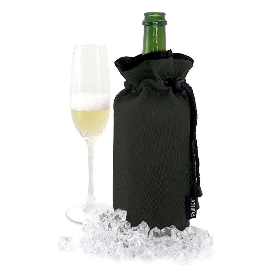 Pulltex Wine Champagne Bottle Cooler Bag Black
