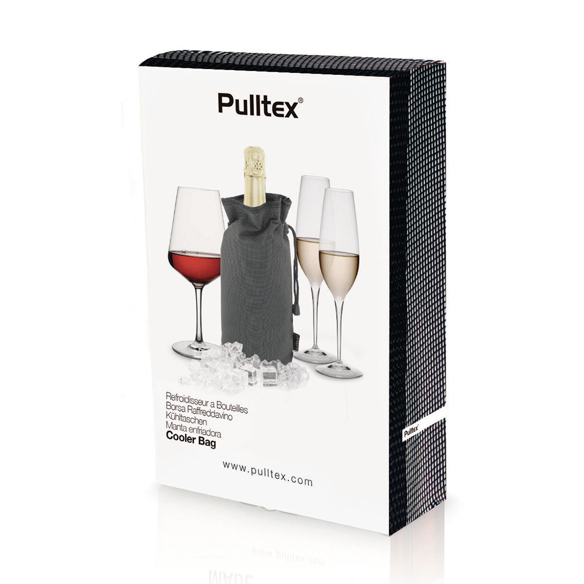 Pulltex Wine & Champagne Bottle Cooler Bag - Black
