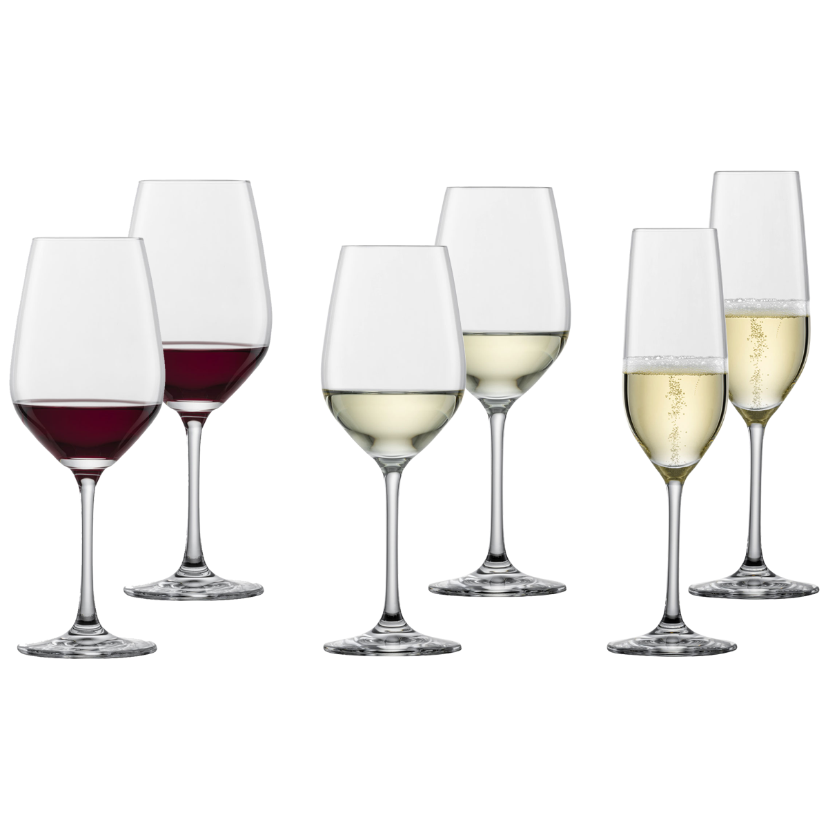 Schott Zwiesel Vina Red White Champagne Set Of 6