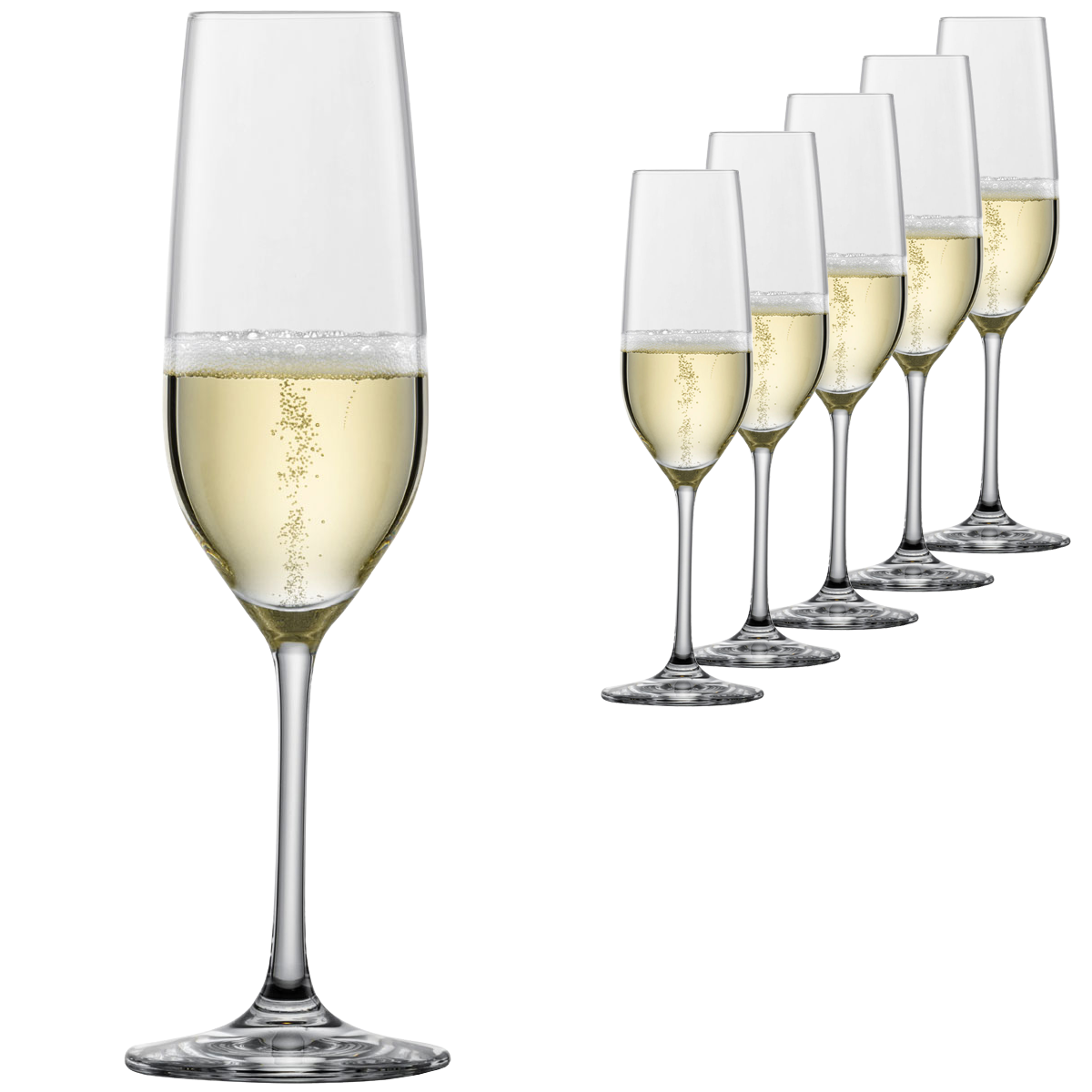 Schott Zwiesel Vina Champagne Glasses Flute Set Of 6