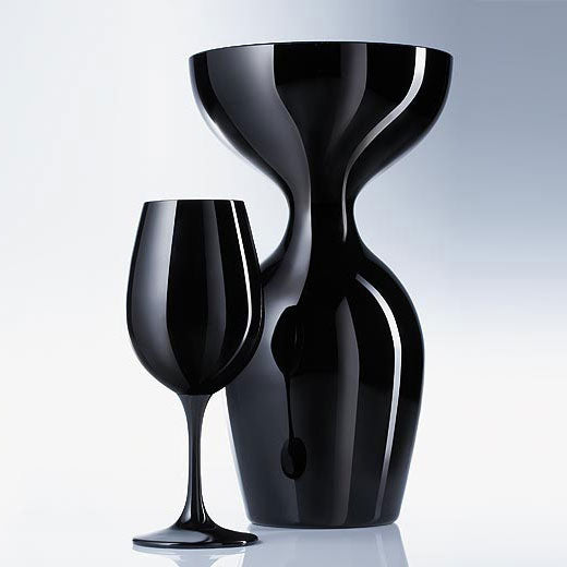 Schott Zwiesel Sensus Black Wine Tasting Glasses - Set of 6 (Blind Wine Tastings)