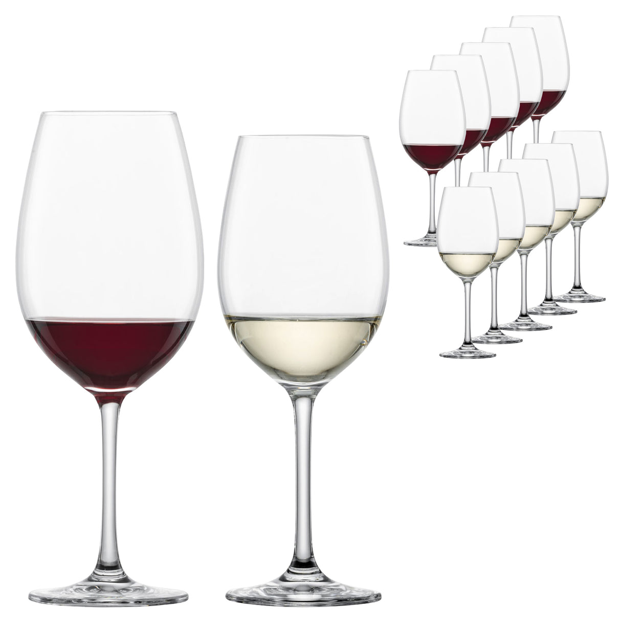 Schott Zwiesel Ivento Red Wine Glass & White Wine Glass - Set of 12