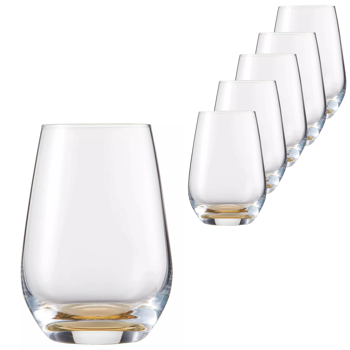 Schott Zwiesel Vina Touch Water Tumbler Amber Set Of 6