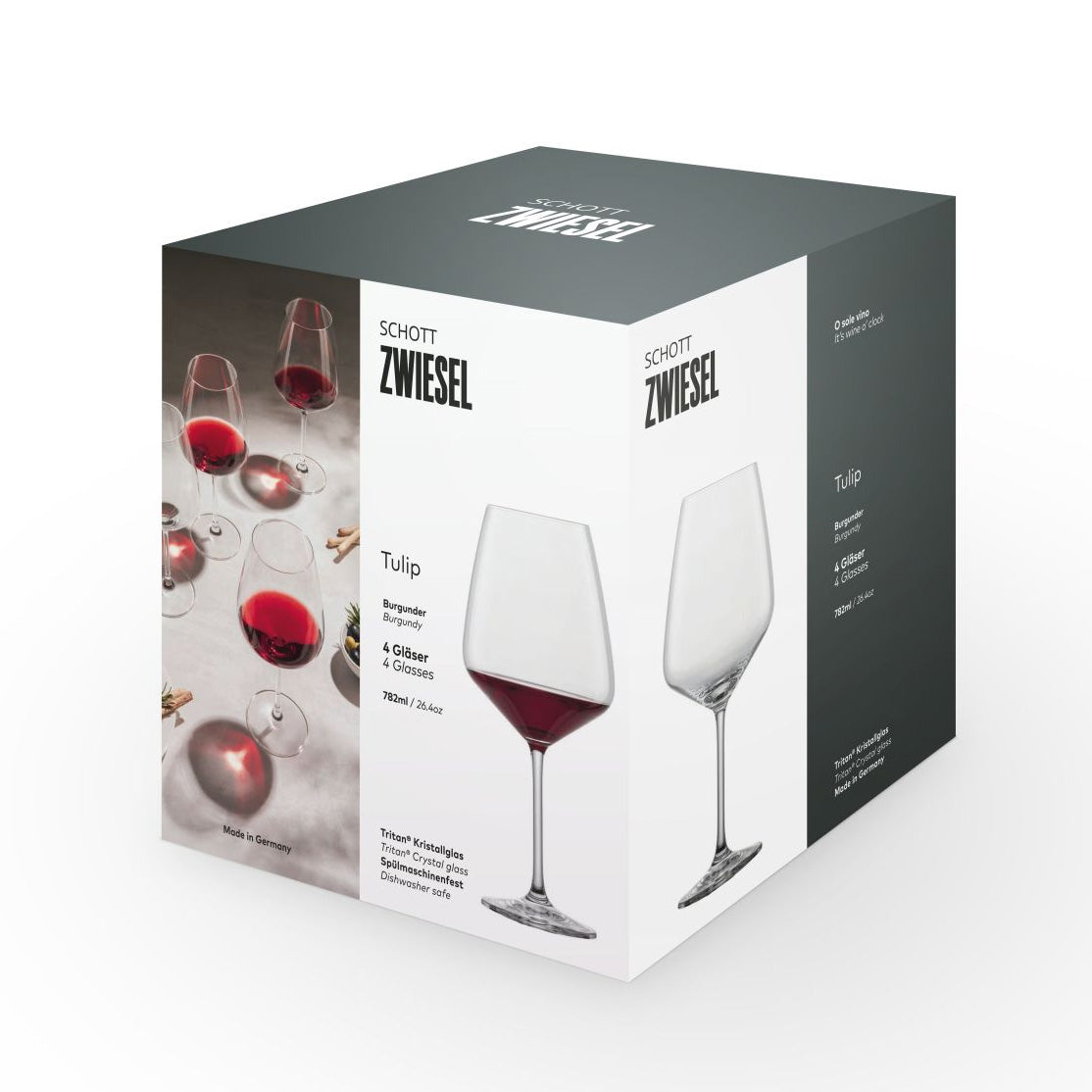 Schott Zwiesel Tulip Burgundy Glass Set Of 4