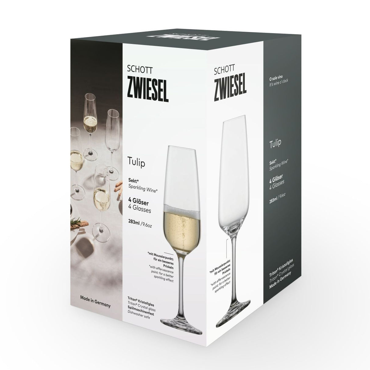 Schott Zwiesel Tulip Champagne Glasses Flute Set Of 4