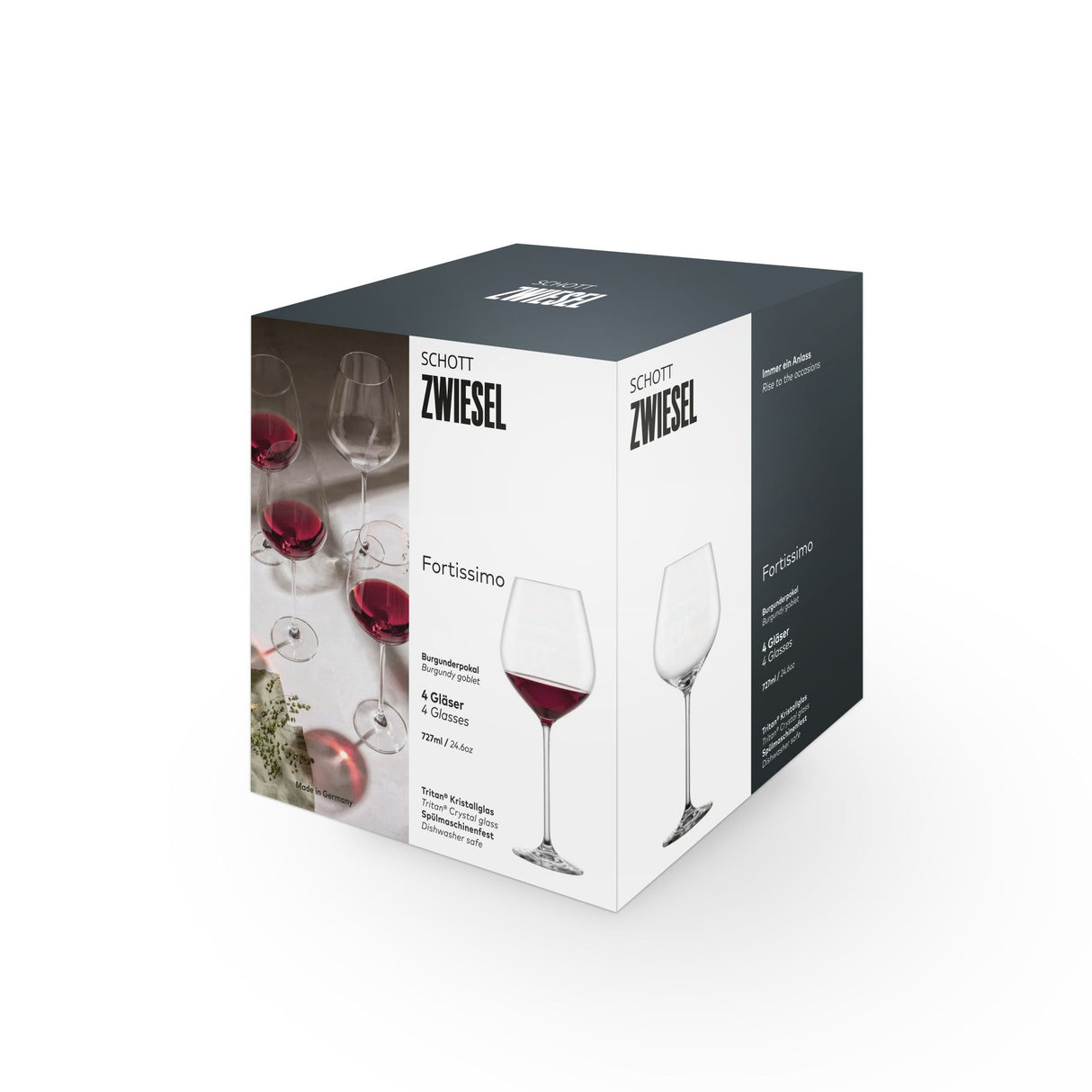Schott Zwiesel Fortissimo Large Burgundy Glass Set Of 4