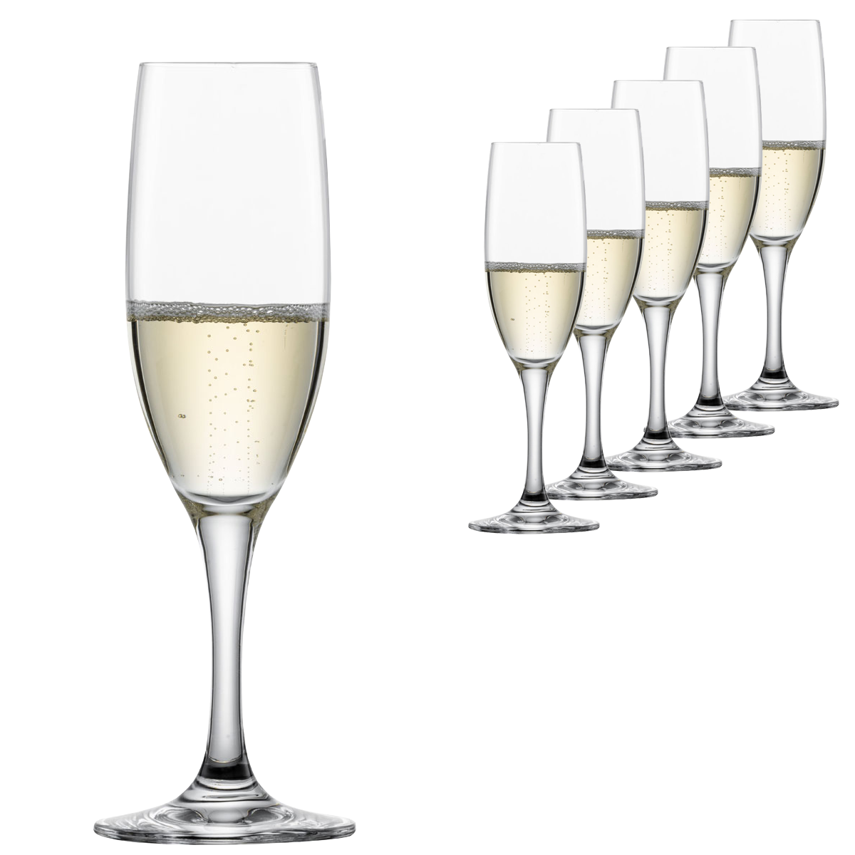 Schott Zwiesel Mondial Champagne Glasses Flute Set Of 6