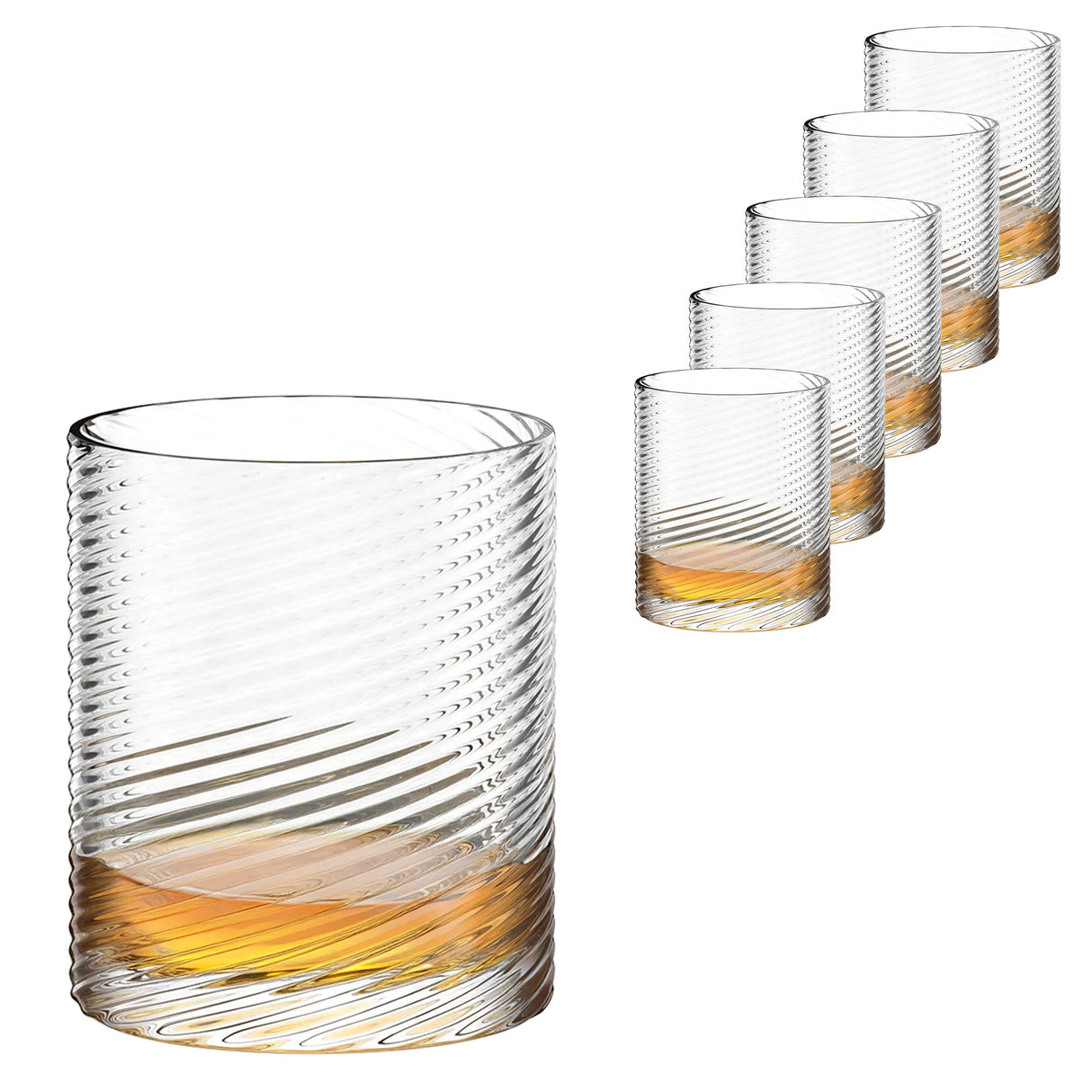 Stolzle Berlin Bar Double Old Fashioned Whisky Glass Tumbler 500ml Set Of 6