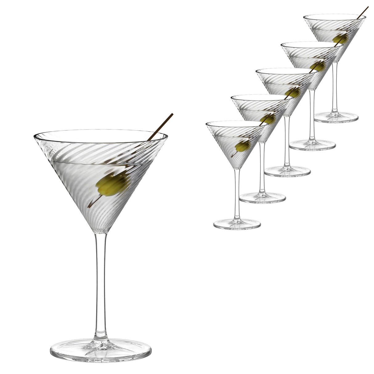 Stolzle Berlin Bar Cocktail Martini Glass 230ml Set Of 6