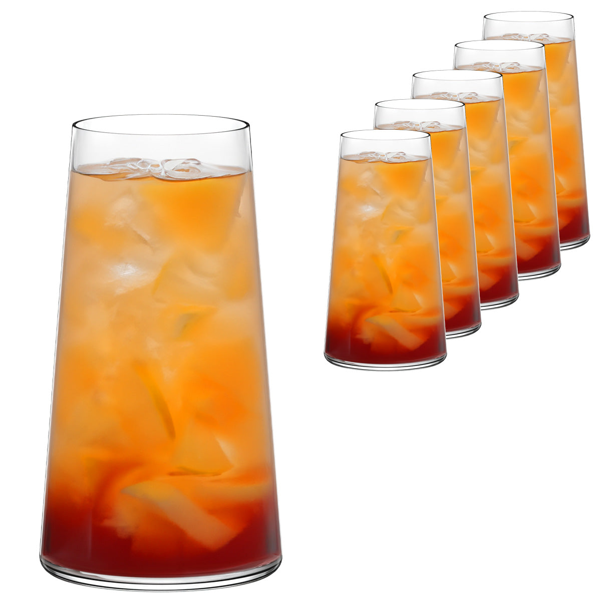 Stolzle Power Soft Drink Long Drink Tumbler Set Of 6