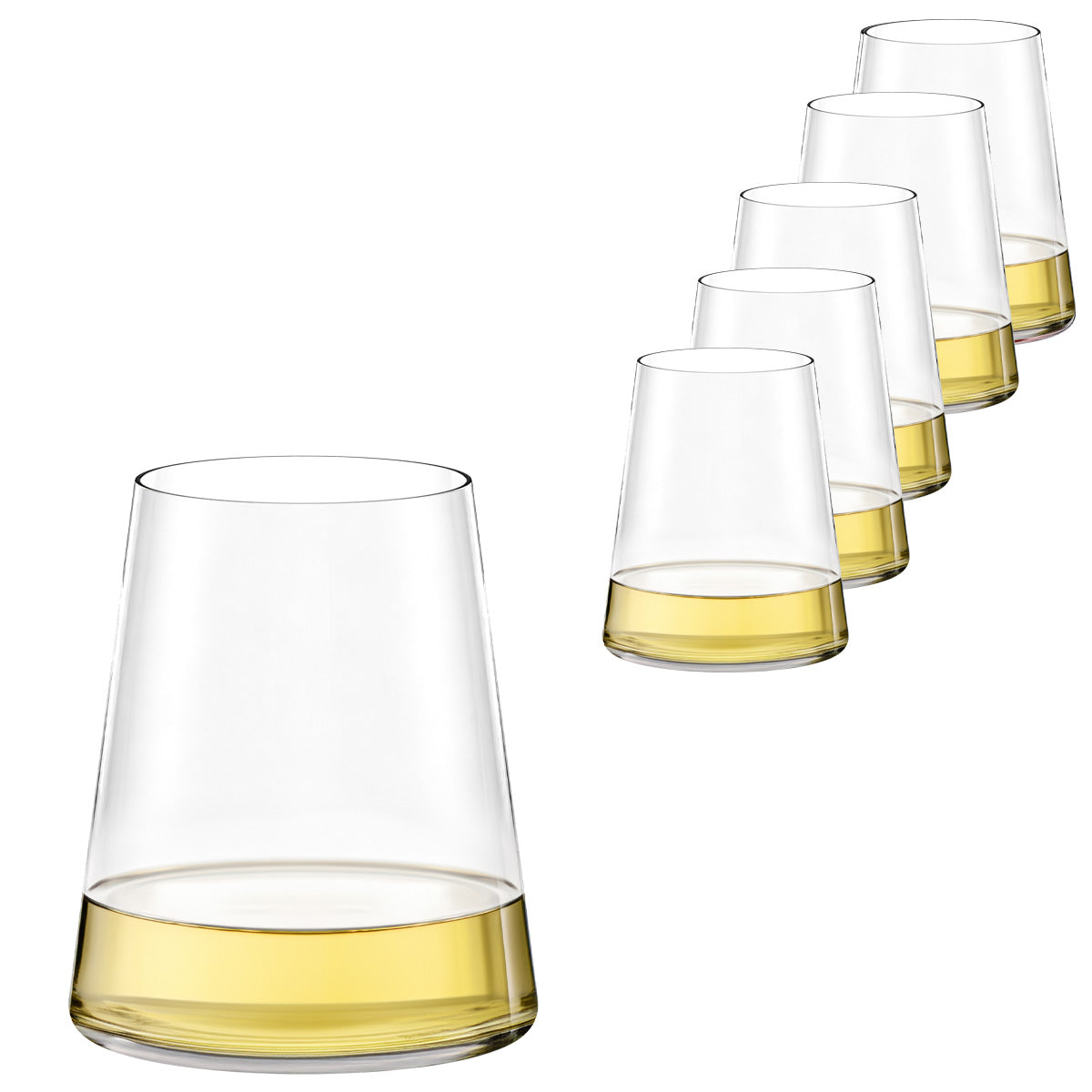 Stolzle Power Stemless White Wine Glass Set Of 6