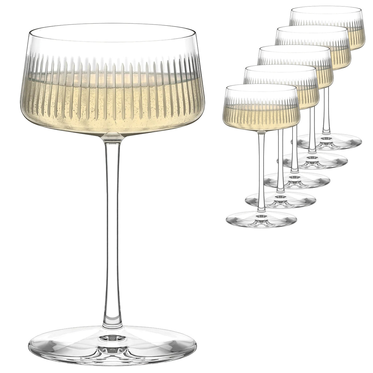 Stolzle Soho Bar Champagne Saucer Cocktail Glass Grand Cru 316ml Set Of 6