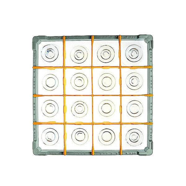 Fries Glass Washer Tray 500 X 500mm 16 Glasses 113mm Cell