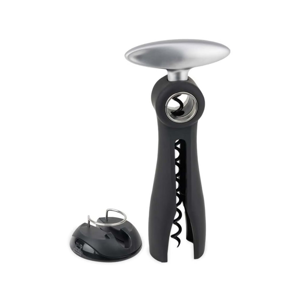 Peugeot Salma Black Corkscrew With Foil Cutter