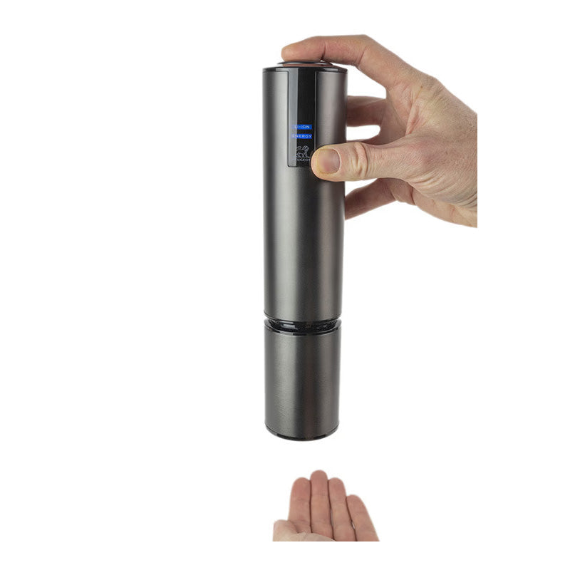 Peugeot Elis Touch Stainless Steel Rechargeable Electric Corkscrew Carbon Finish