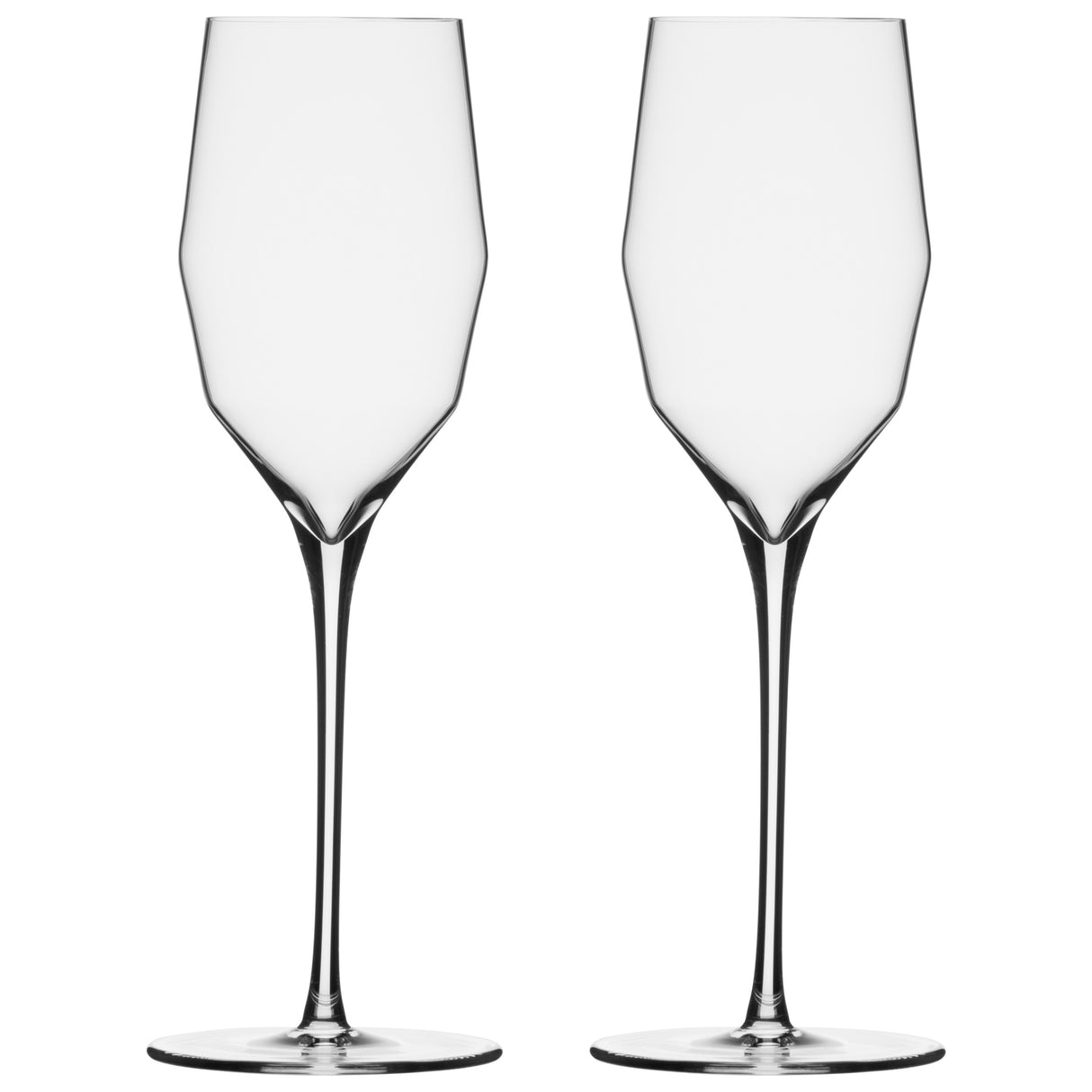 Mark Thomas Double Bend Champagne Glass / Flute - Set of 2