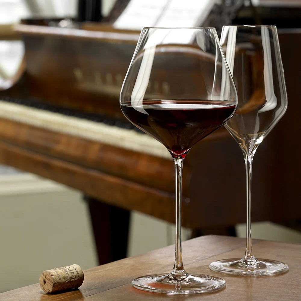 Stolzle Quatrophil Burgundy Red Wine Glass Set Of 6
