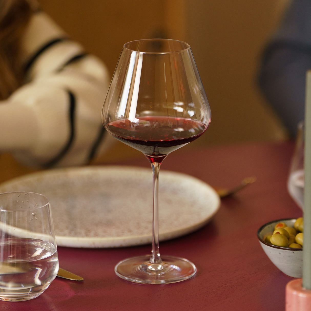 Stolzle Quatrophil Burgundy Red Wine Glass Set Of 6