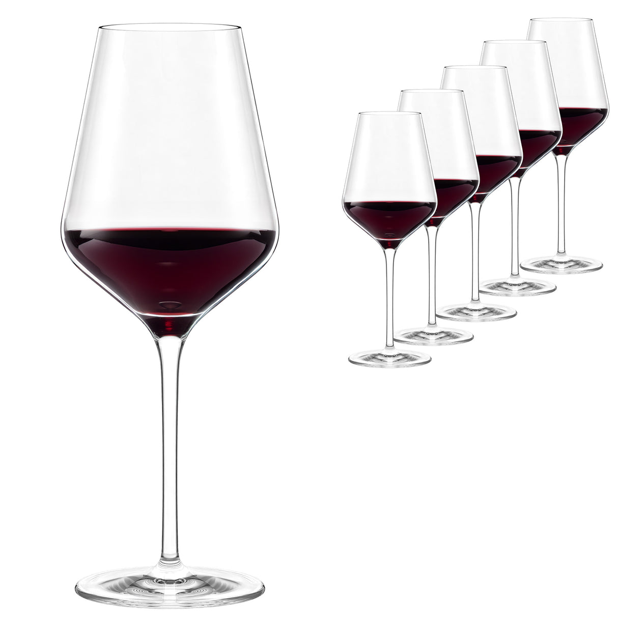 Stolzle Quatrophil Red Wine Glass Set Of 6