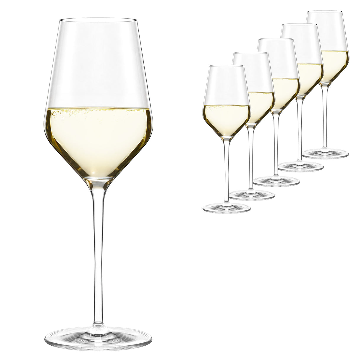 Stolzle Quatrophil White Wine Glass Set Of 6