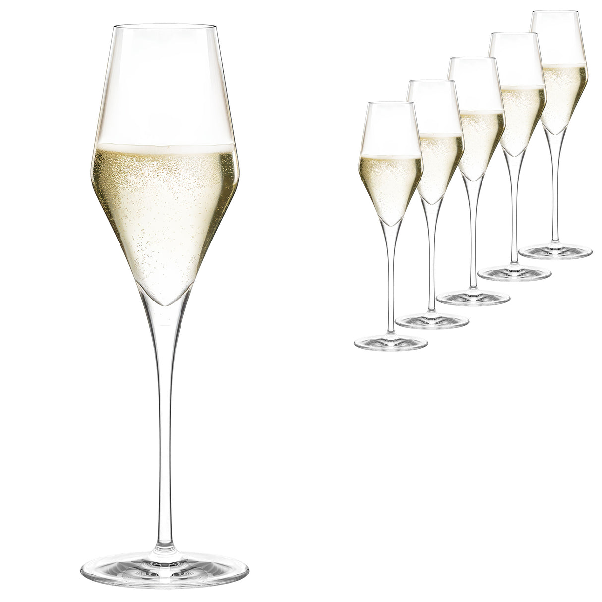 Stolzle Quatrophil Champagne/Sparkling Wine Glass - Set of 6