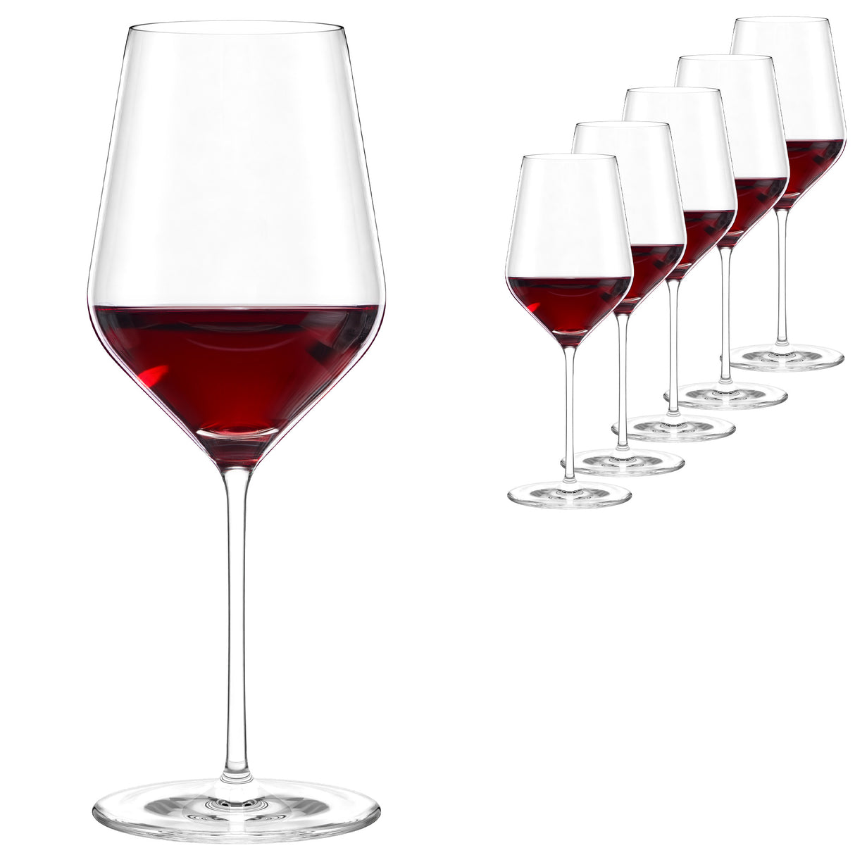 Stolzle Starlight Red Wine Glass Set Of 6