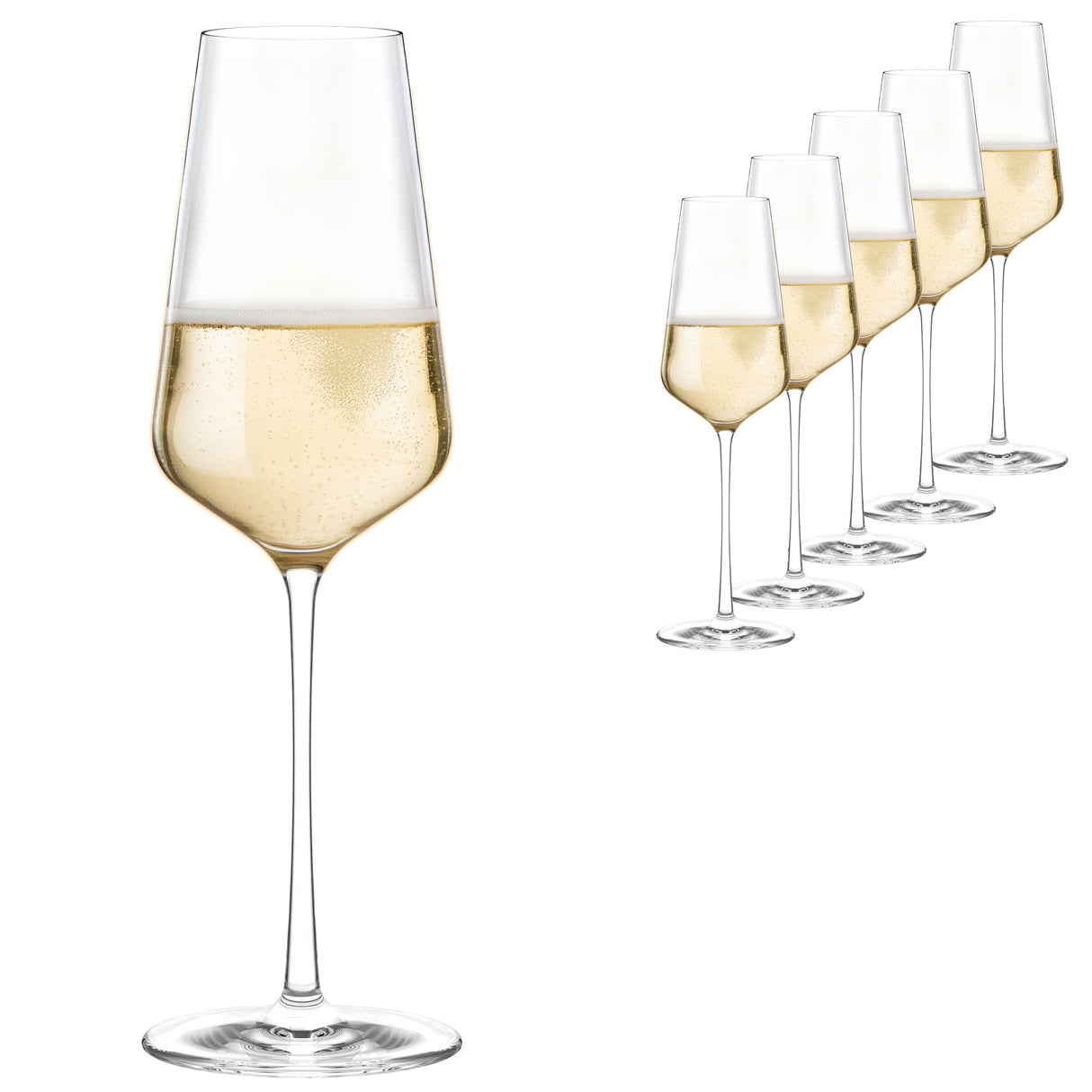 Stolzle Starlight Champagne Sparkling Wine Glass Set Of 6