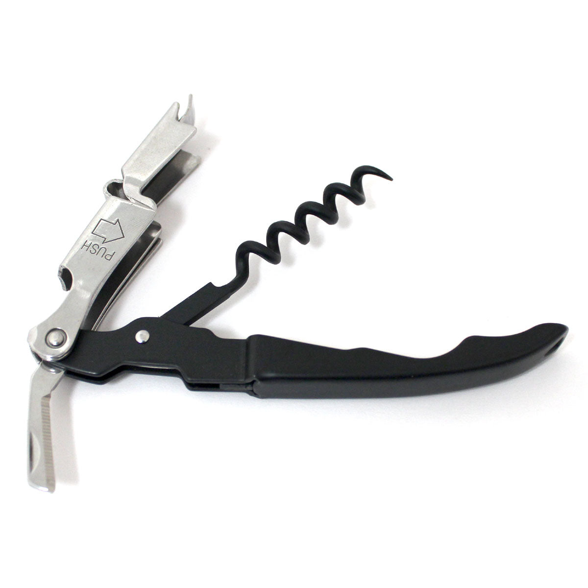 Coutale Sommelier Innovation Double Lever Waiter’s Friend Corkscrew - Black