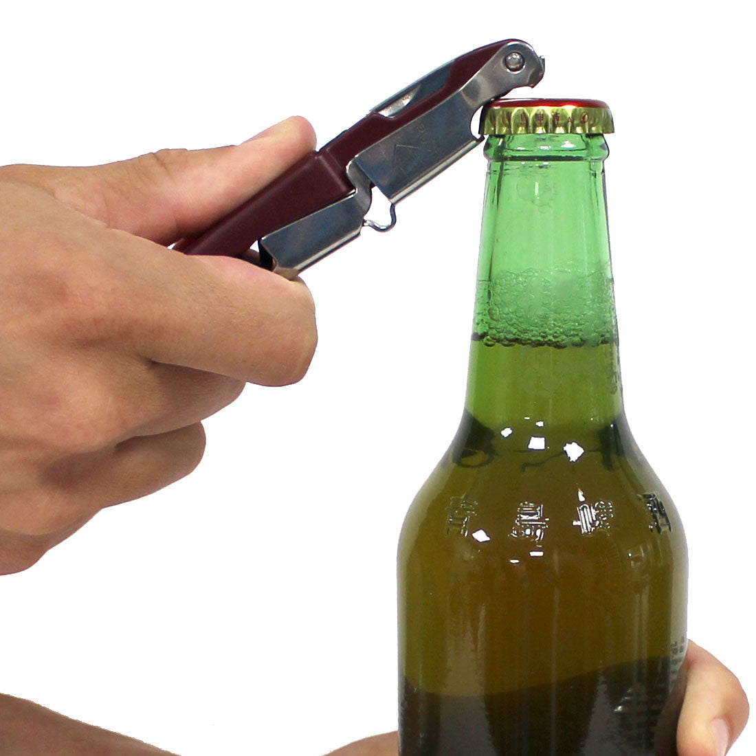 Coutale Sommelier Innovation Double Lever Waiter 's Friend Corkscrew Burgundy