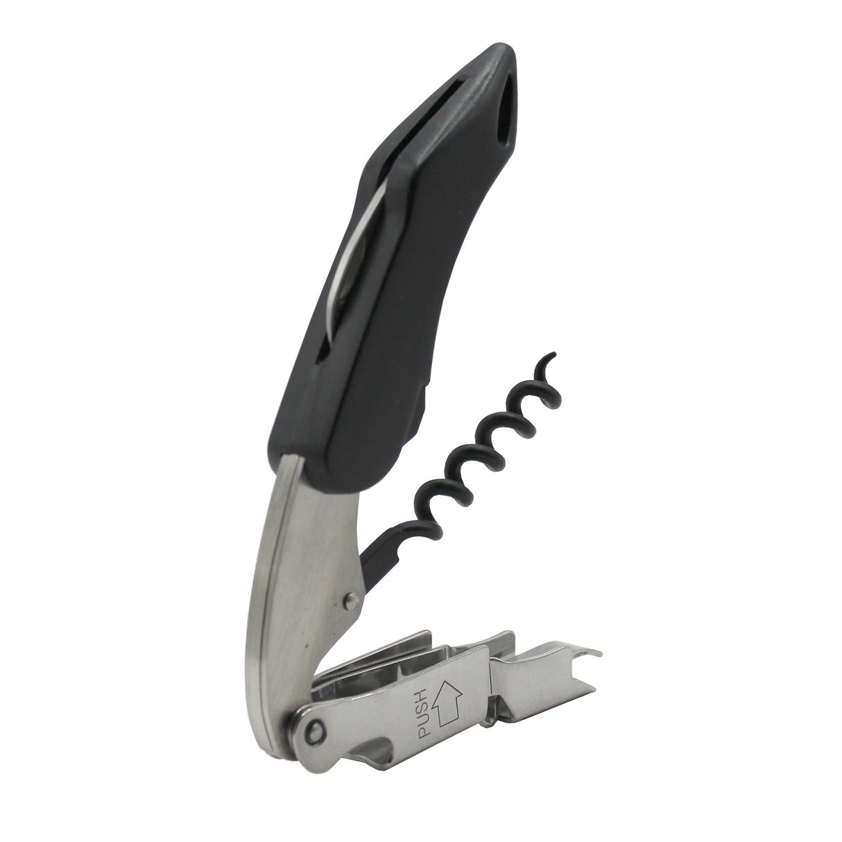 Coutale Sommelier Premium Double Lever Waiter 's Friend Corkscrew Black