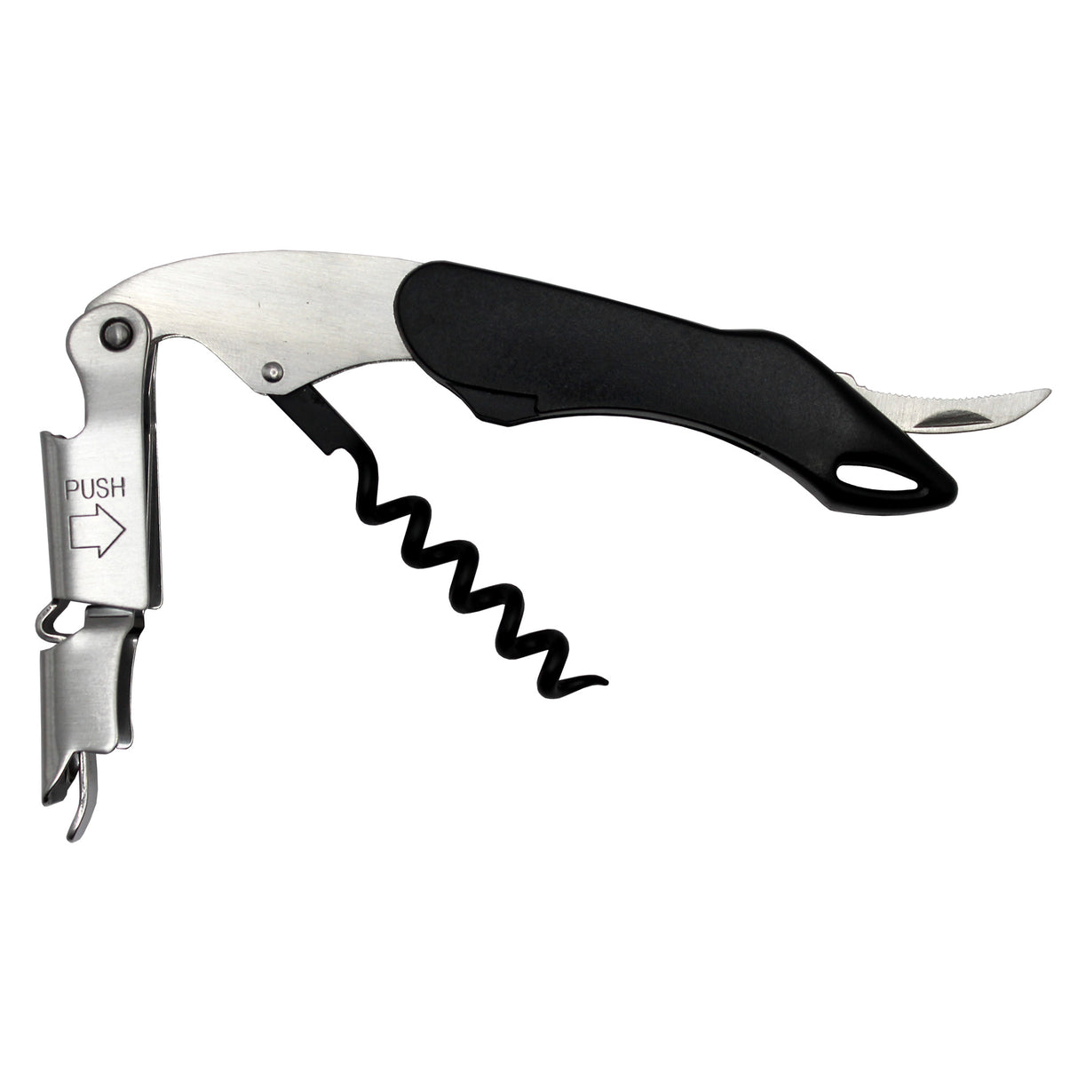 Coutale Sommelier Premium Double Lever Waiter’s Friend Corkscrew - Black