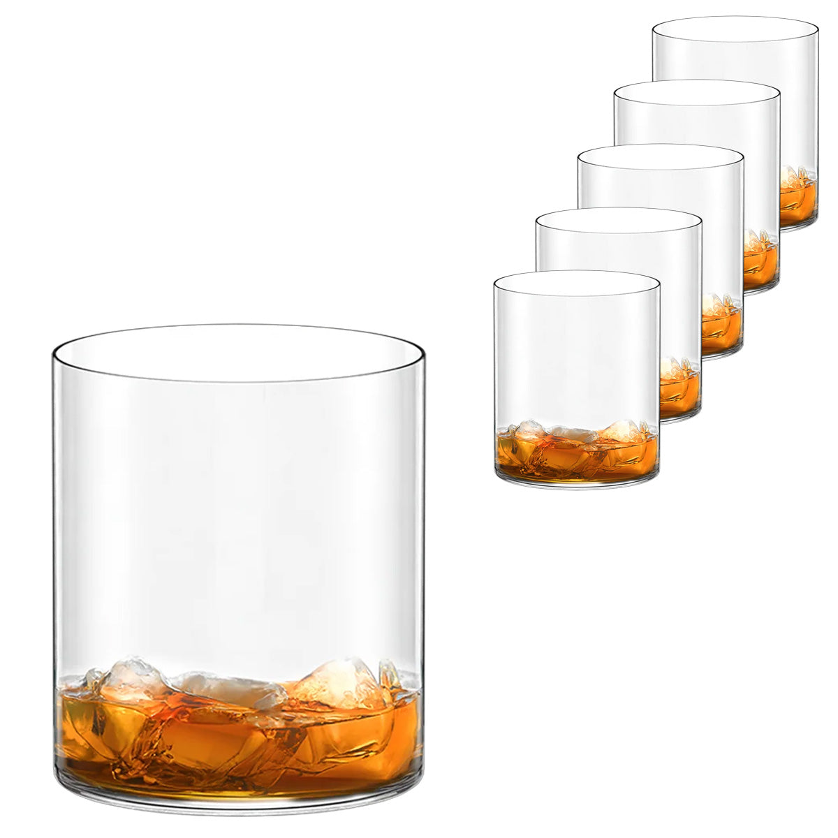 Stolzle Kyoto Bar Old Fashioned Whisky Glass Tumbler 433ml Set Of 6