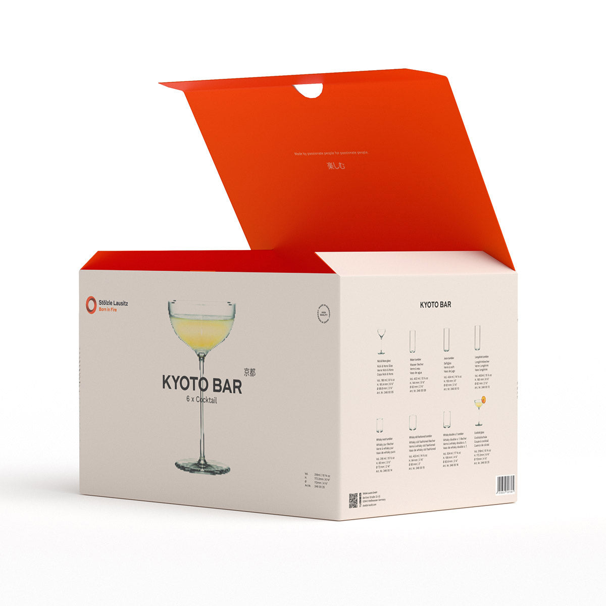 Stolzle Kyoto Bar Champagne Saucer Cocktail Coupe 318ml Set Of 6