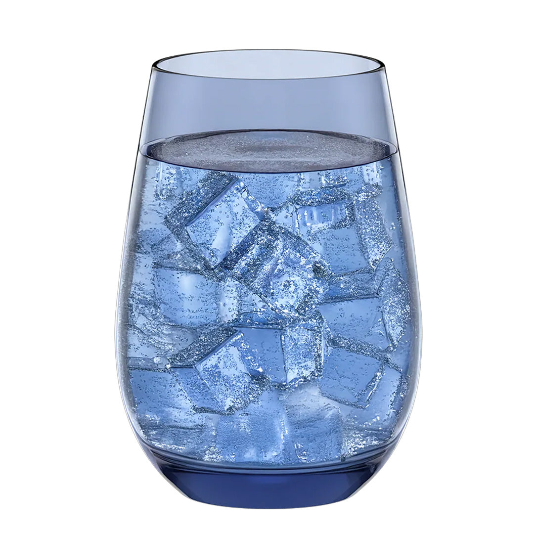 Stolzle Elements Smokey Blue Water / Mixer Tumbler Glass 465ml - Set of 6